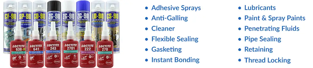 Adhesives and Lubricants Banner