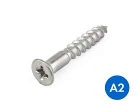 Countersunk Crs (Pozi) Woodscrews Stainless Grade A2/304 DIN 7997