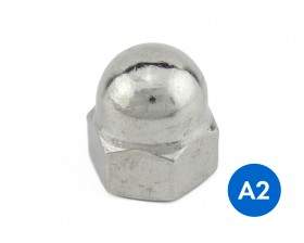 Metric Dome Nuts Stainless Grade A2/304 DIN 1587