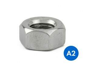 Metric Hexagon Full Nuts Stainless Grade A2/304 DIN 934