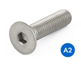 Metric Socket Countersunk Screws Stainless Grade A2/304 DIN 7991