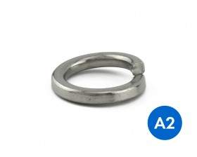 Metric Single Coil Square Section Spring Washers Stainless Grade A2/304 DIN 7980