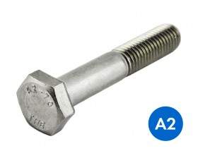 Metric Stainless Steel Grade A2/304 Hexagon Bolts (Part Threaded) DIN 931