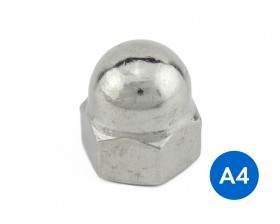 Metric Dome Nuts Stainless Grade A4/316 DIN 1587