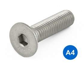 Metric Socket Countersunk Screws Stainless Grade A4/316 DIN 7991