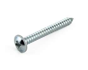 Flange Crs (Pozi) Self Tapping Screws Ab Pointed Zinc Plated BS 4174C