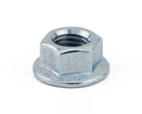 Metric Flange Nuts Serrated & Plain Zinc Plated DIN 6923