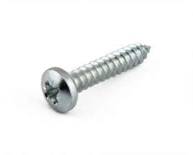 Pan Crs (Pozi) Self Tapping Screws Ab Pointed Zinc Plated DIN 7981C