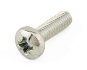 Metric Brass Pan Crs(Pozi®) Machine Screws Nickel Plated DIN 7985