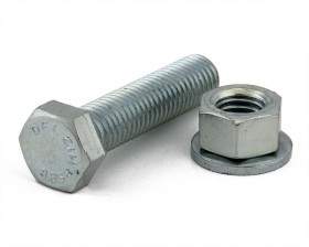 Metric Ce Approved Assembled Hexagon Setscrews (Fully Threaded) Zinc Plated Grade 8.8 BS/EN 15048