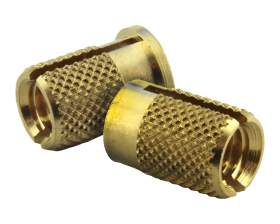 Metric Brass Press-In Inserts For Plastic