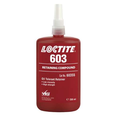 Loctite 603 H/Strength 250MlLow Viscosity Oil Tolerant