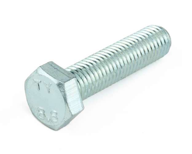 Hex Set Grd 8.8 Zinc M24 X 45  Din 933 36.00Mm A/F