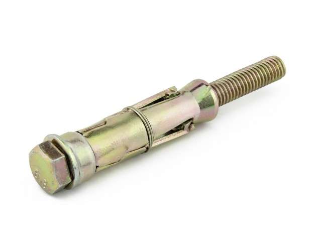 Anchor Loose Bolt M12-25¶Zinc & Yellow ¶Hole Dia 20Mm Max Fix Thk 25Mmã¶Minimum Hole Depth 85Mm