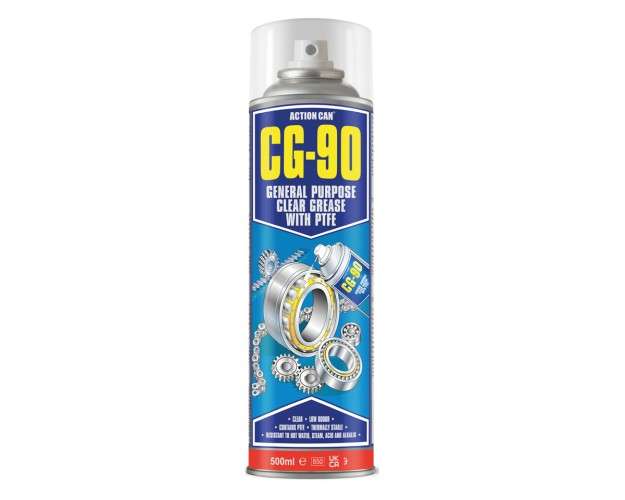 Cg-90 Clear Grease Spray +Ptfe 500Ml Aerosol