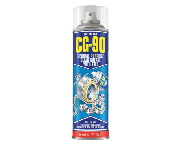 Cg-90 Clear Grease Spray +Ptfe 500Ml Aerosol