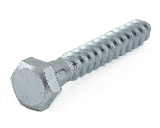 M10 X 80 Hex Coach Screw Zinc  Din 571  