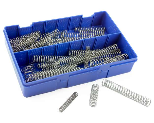 Compression Spring Kit 70 Pcs Various Sizes Zinc Km105148