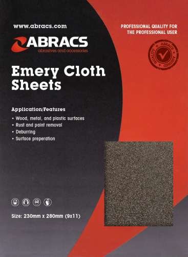 Emery Sheet 280G 230Mmx280Mm25 Sheets (Sold In Packs)Abes280