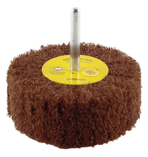 Flap Wheel N/W 100X50X6 (M)100Mmx50Mmx6Mm MediumNon-Woven Spindle Mount WheelPt No Fwnw10050Am