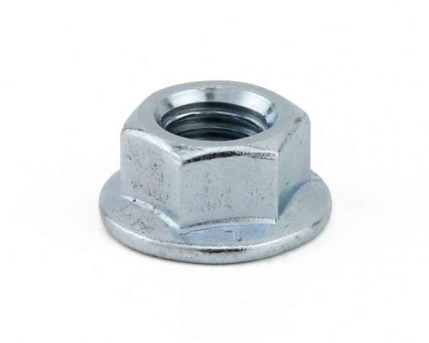 M12 Plain Flange Nut Grade 8 Zinc  Din 6923