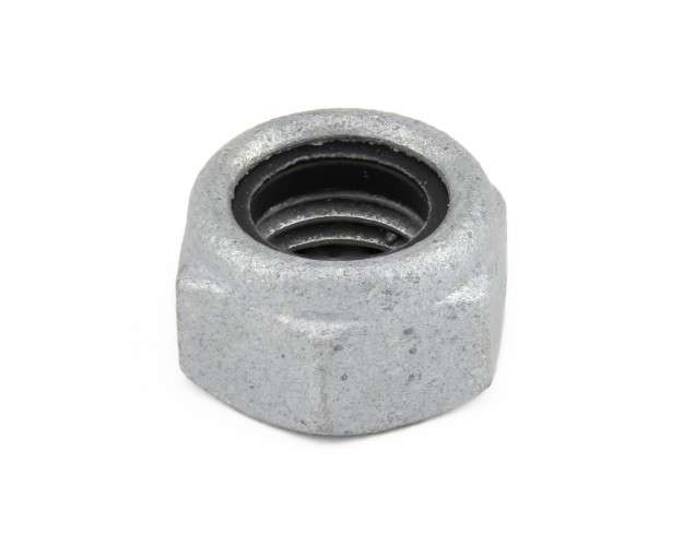 M10 Nylon Insert Nut Galvanised  Din 985  