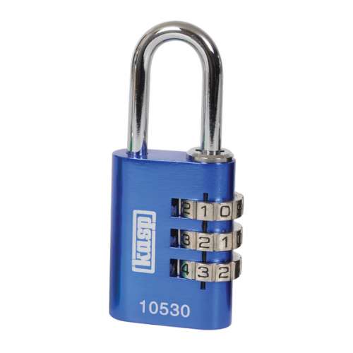 Alu Combi Padlock 20Mm Blueã¶K10520Blud