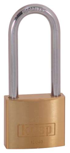 40X55Mm Brass Padlock Lsã¶Long Shackleã¶K12040L55D