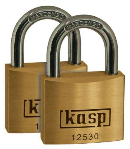 Brass Padlock 30Mm Twinã¶Keyed Alikeã¶K12530D2