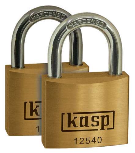 Brass Padlock 40Mm Twinã¶Keyed Alikeã¶K12540D2