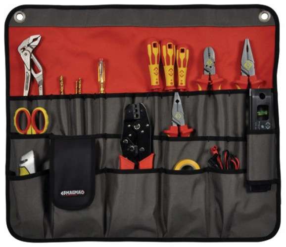 Ck Magma Tool Roll/Tidy30 Pockets, Use As RollOr As Wall HangingMa2718