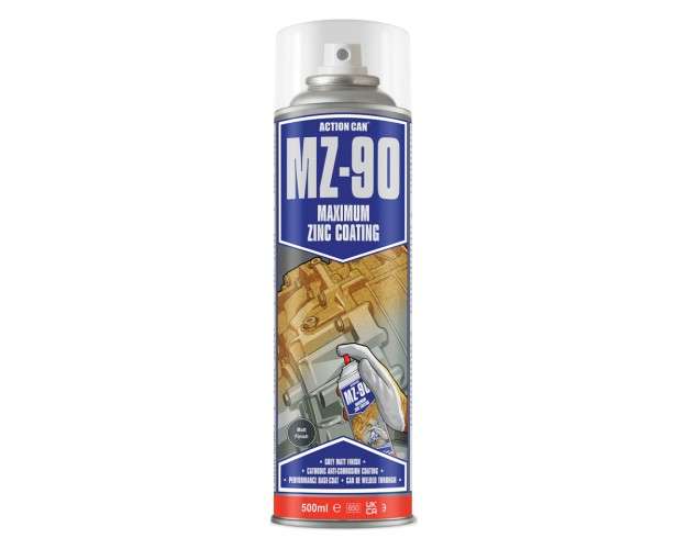 Mz-90 Matt Cold Zinc 500MlCold Zinc Galvanising Paint500Ml Aerosol