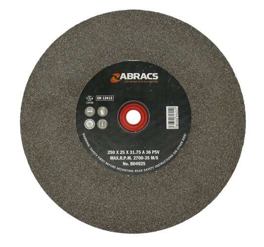 150X25Mmx120G Al/Ox Benchã¶Grinding Wheelã¶Pt No Phgw15025A120¶Grade 11A120 Max Rpm 5095