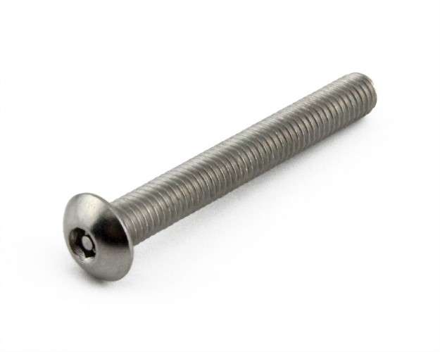 Security Soc But A2 M4X10Pin Hex Stainless A2Iso 7380  2.50Mm Key