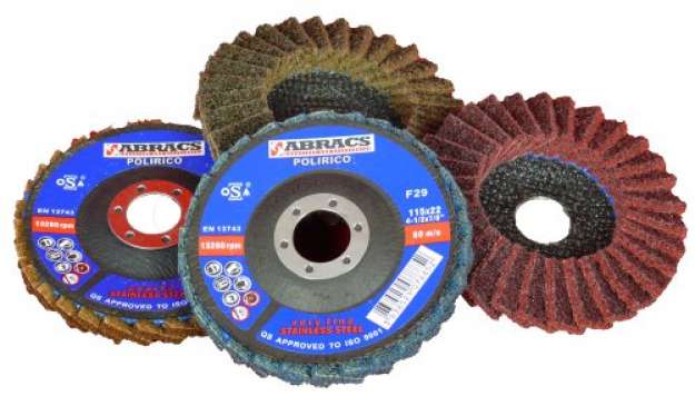 Flap Disc Polifico 115X22 (M)115X22Mm Medium (Maroon)Pt No Abpomaroon