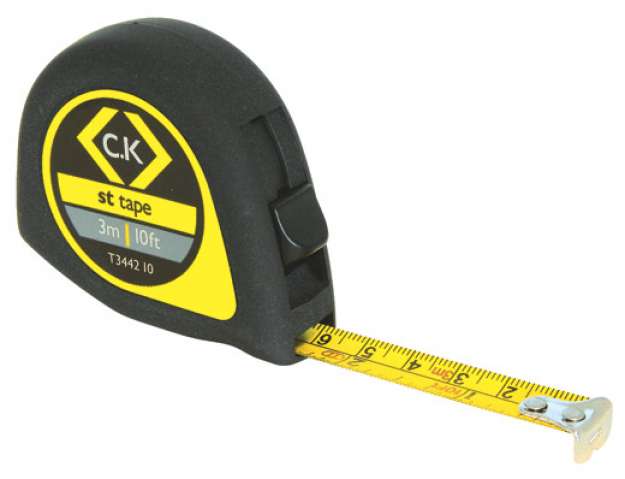 Ck Softech Tape Measure 3MMetric Tape MeasureT3442M-3