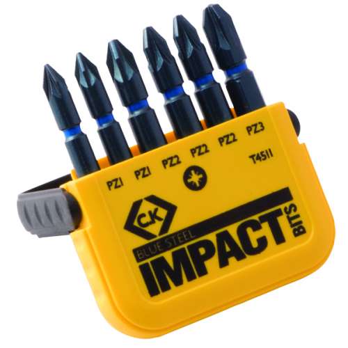 T4511 Pz Blue Steel Impact Bit6Pc