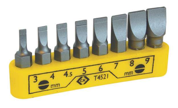 Ck Bit Set Slotted T45218 Piece Set