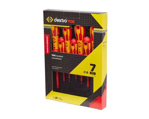 Dextro Vde Screwdriver Set 7Pc T49193D 