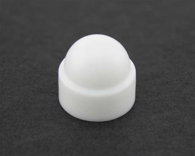 White Bolt & Nut Cover Cap M16 To Suit 24Mm A/F Hex