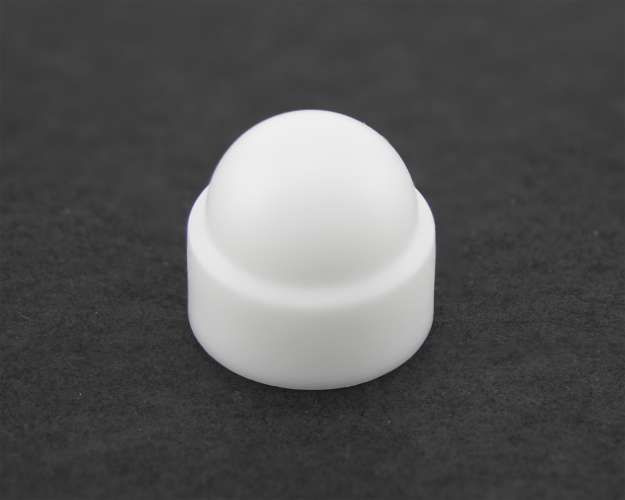 White Bolt & Nut Cover Cap M6 To Suit 10Mm A/F Hex