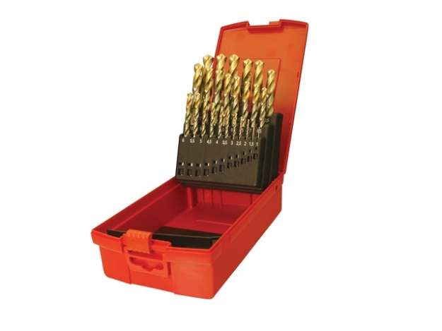 Dormer Drill Set A09520119Pc Metric 1Mm-10MmX 0.5MmA002 Tin Tipped Drills