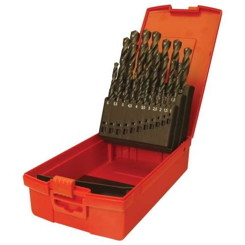 Dormer Drill Set A19020629 Pc Metric 1Mm-13Mm X0.5MmIncludes 3.4,4.2,6.8,10.2MmA095 Tin Tip Drills