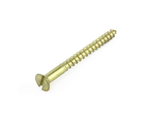 Csk Slot W/Screw Brass 4X3/4Bs1210