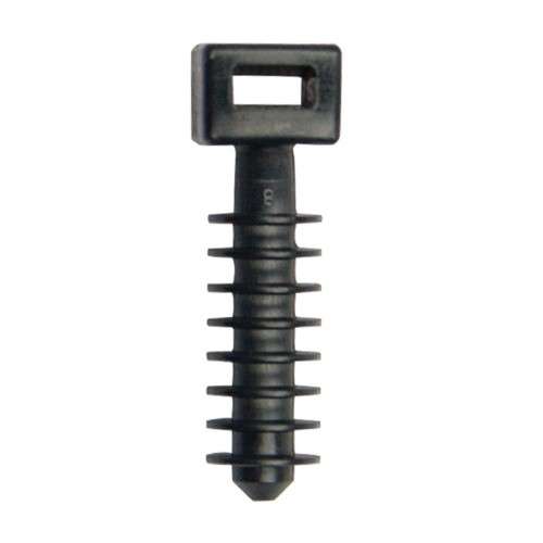 Masonry Cable Tie Mount 6Mm6Mm Hole DiameterMax Cable Tie Width 9.0MmPack/100