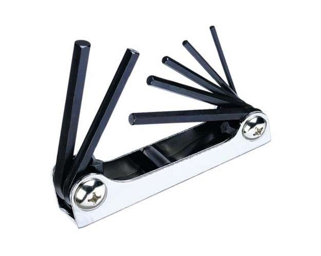 Ck Imp Folding Hex Key Set3/32, 1/8, 5/32, 3/16, 3/8,1/4 & 5/16"T4405A