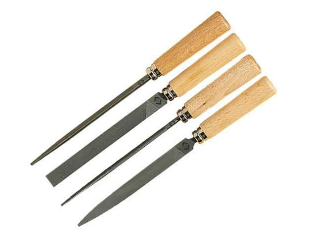 Ck Set Of Four Warding Files100Mm (4") Long T0119