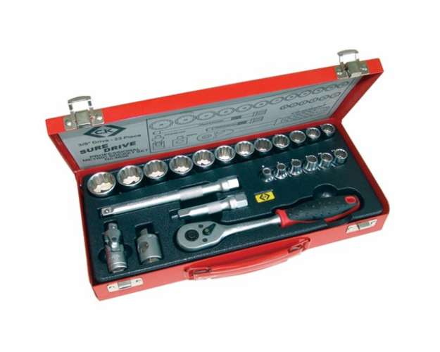 Ck Socket Set 3/8" DriveMetric 23 PieceT4656