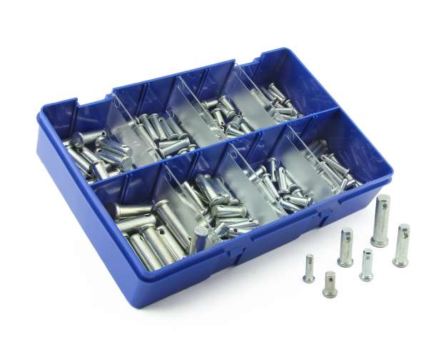 175 Piece Clevis Pin Kit Bzp 3/16"-3/8" & M6 Km105135