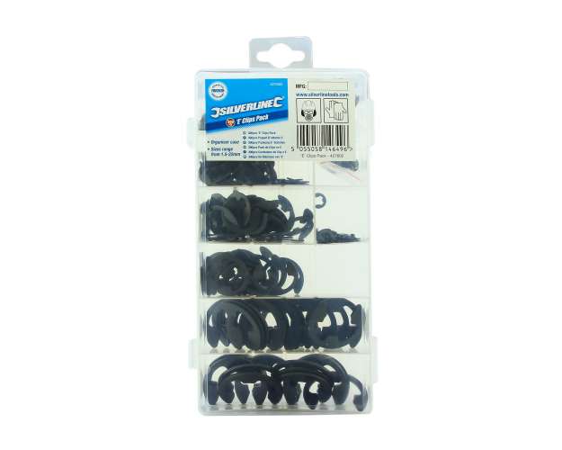 300 Piece Metric E Clip Kit 1.5Mm-20Mm H427602